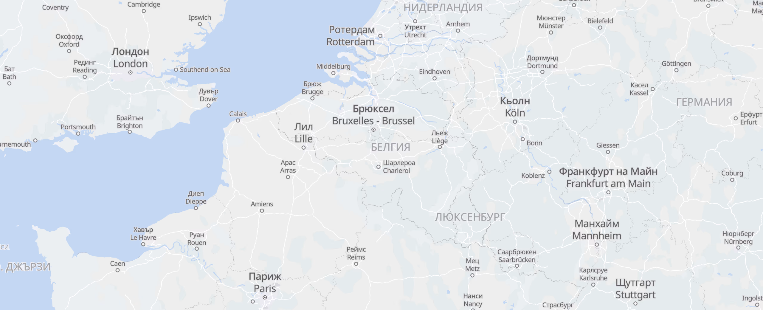 Белгия cities map