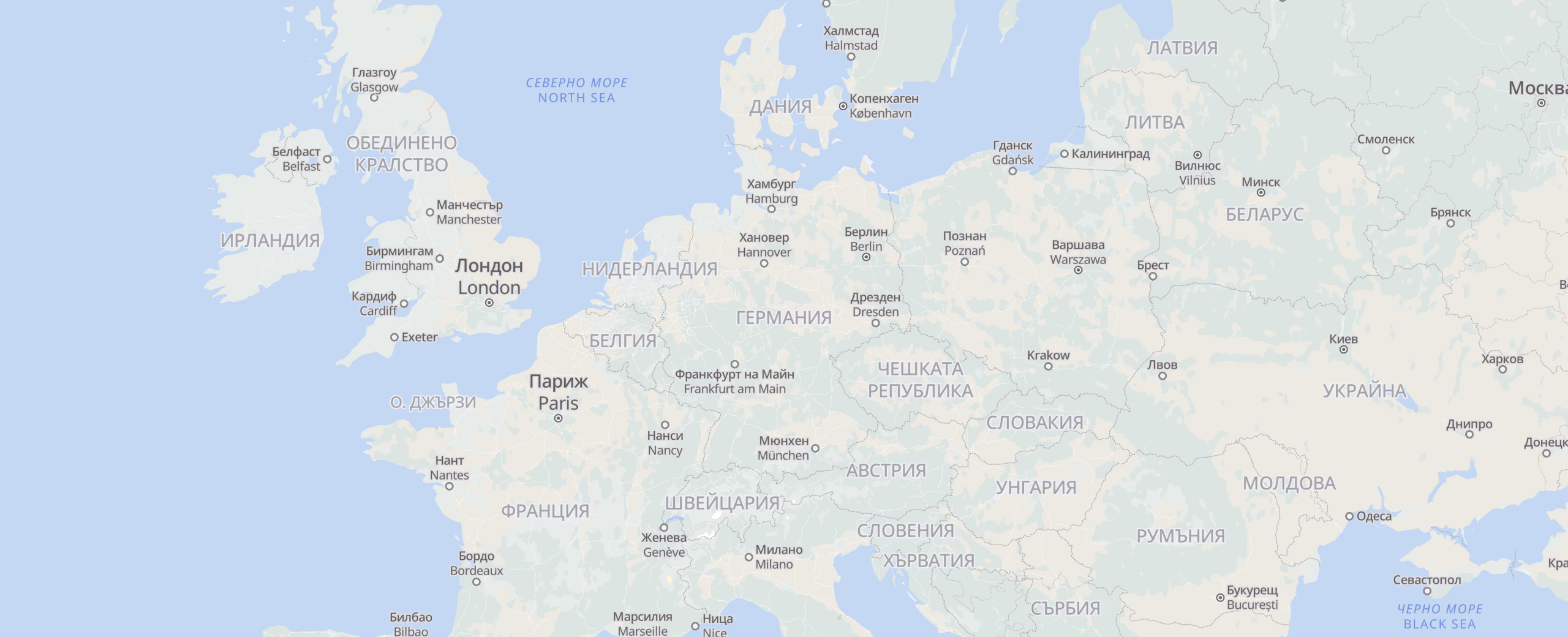 Германия cities map