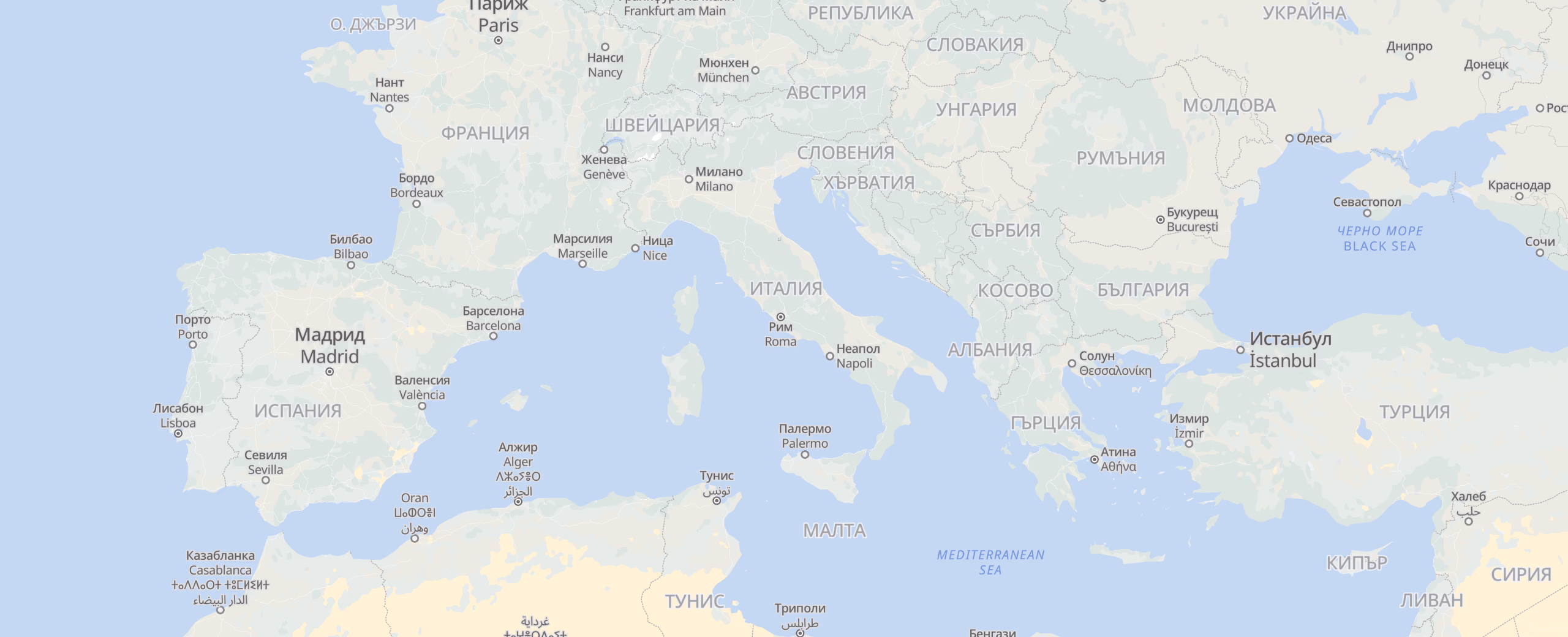 Италия cities map