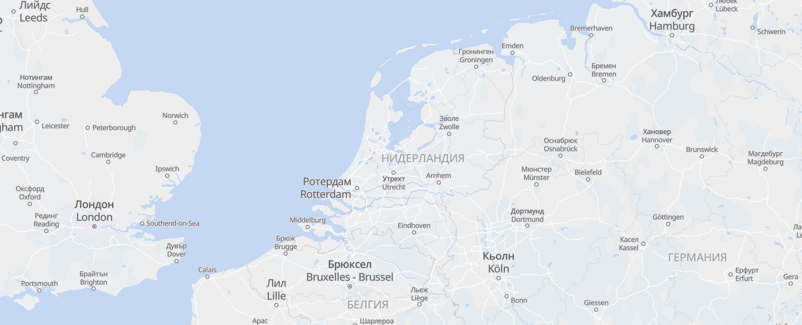 Нидерландия cities map