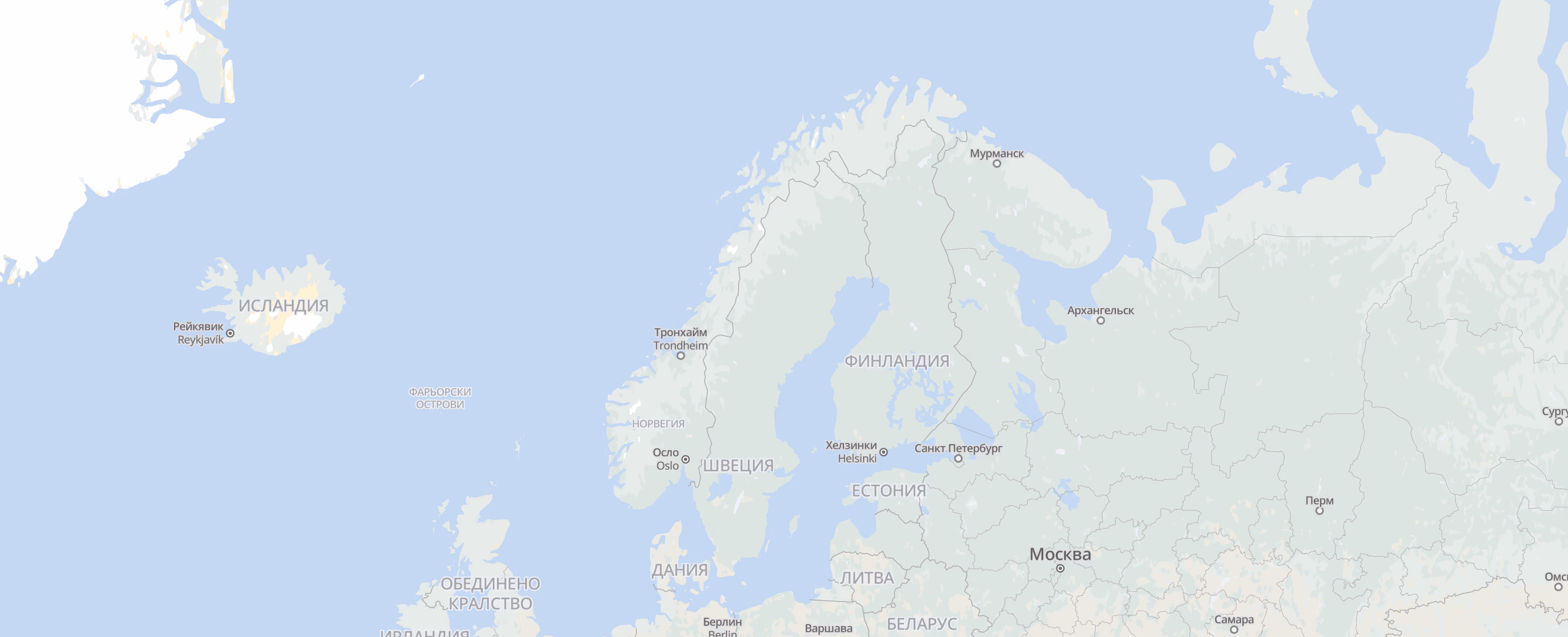 Норвегия cities map