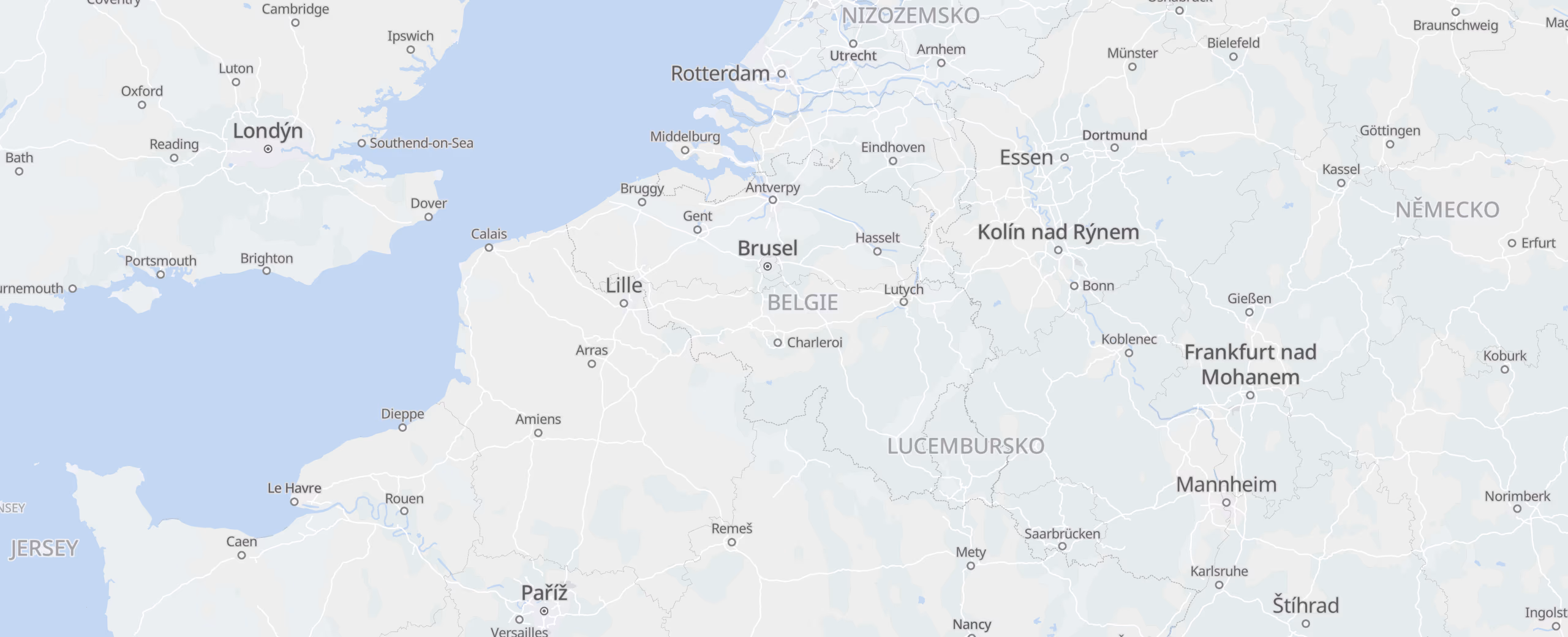 Belgie cities map
