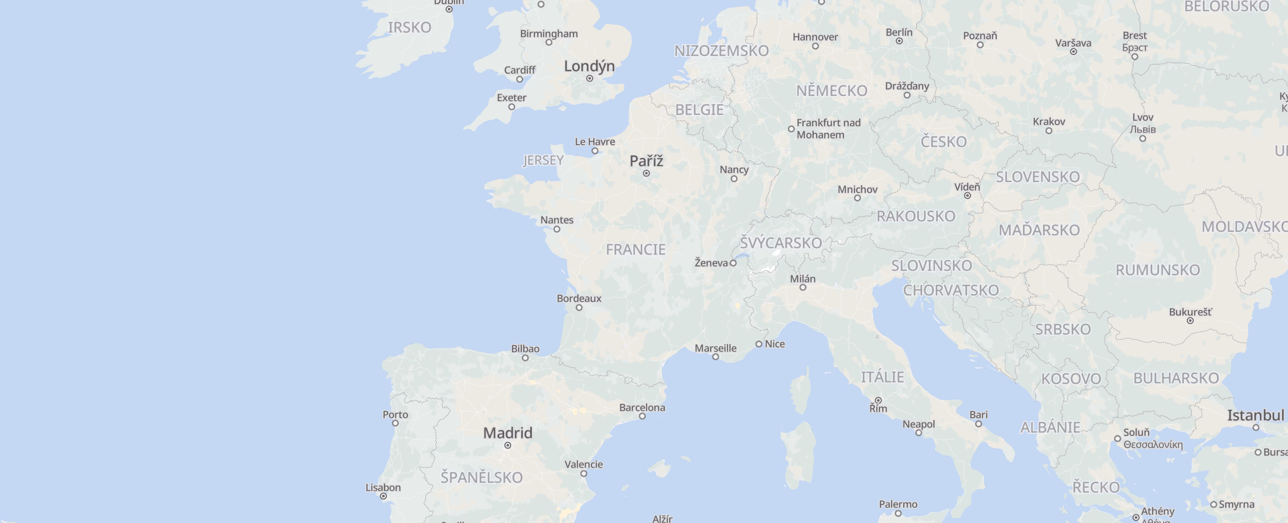 Francie cities map