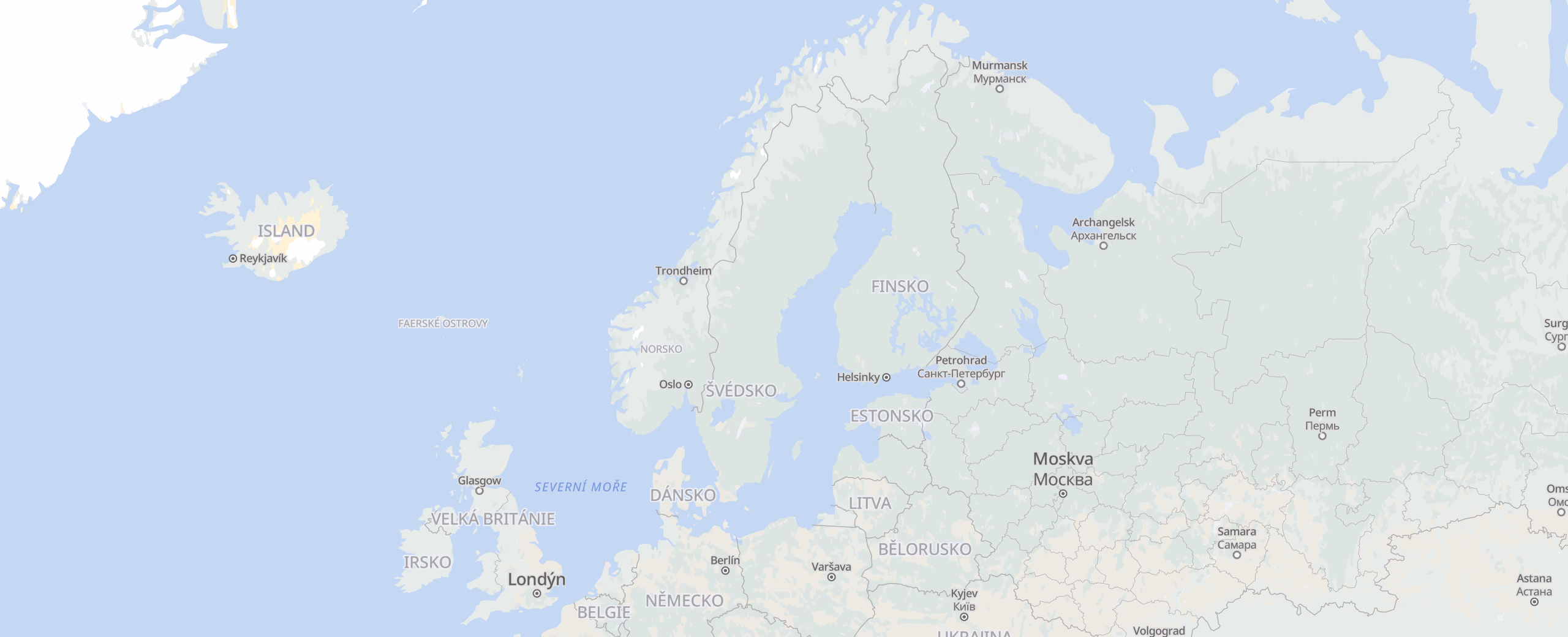 Švédsko cities map