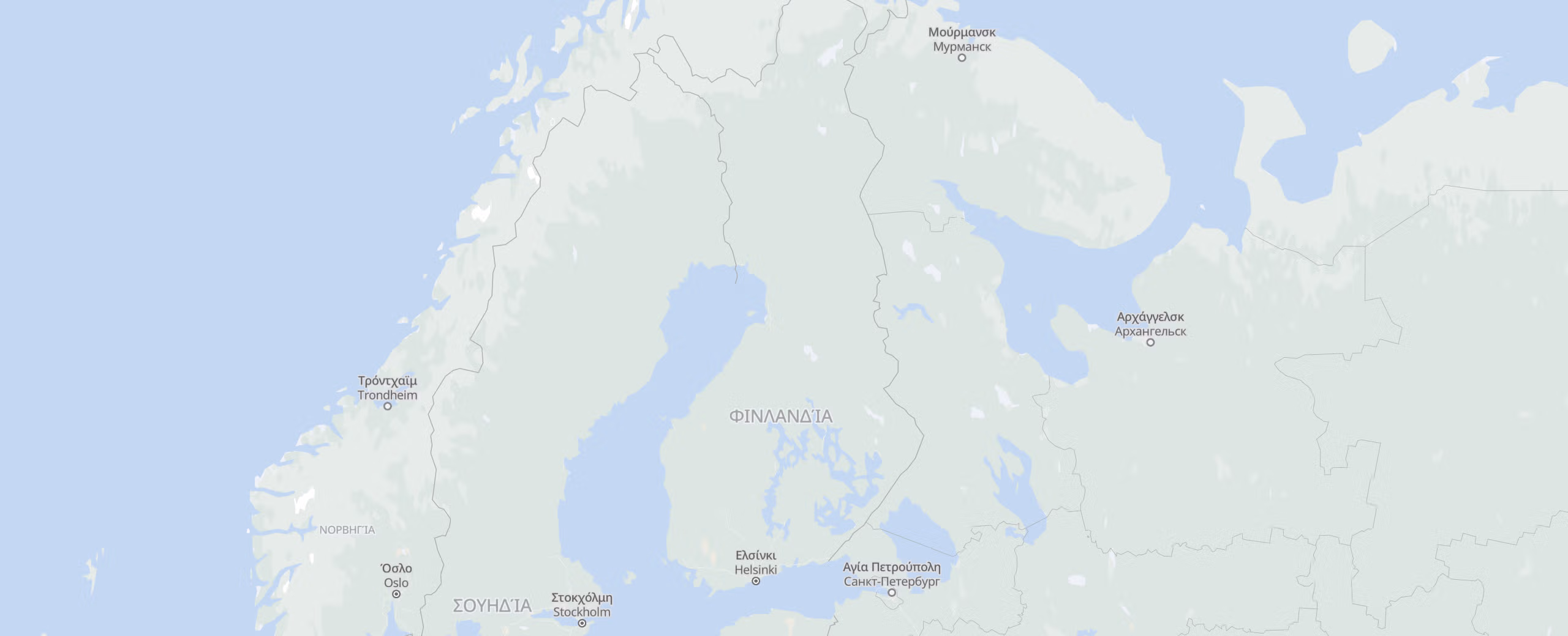 Φινλανδία cities map