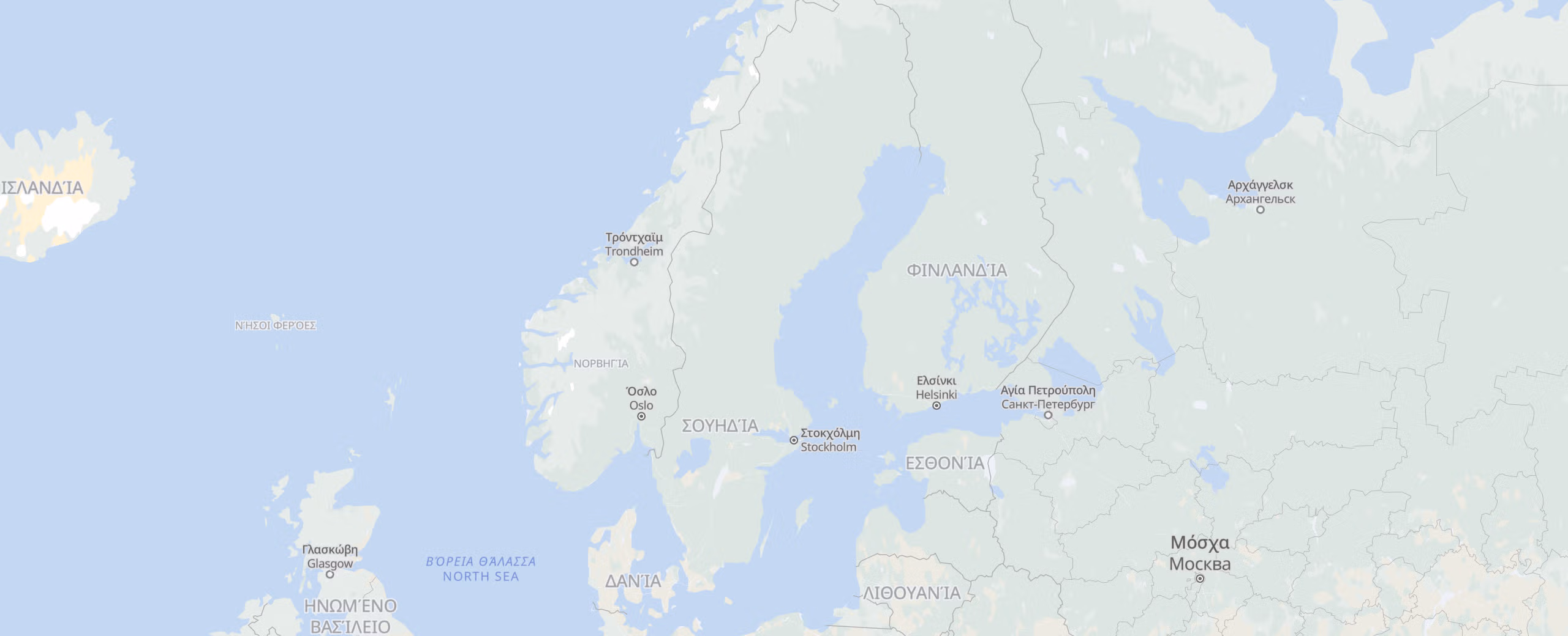 Σουηδία cities map