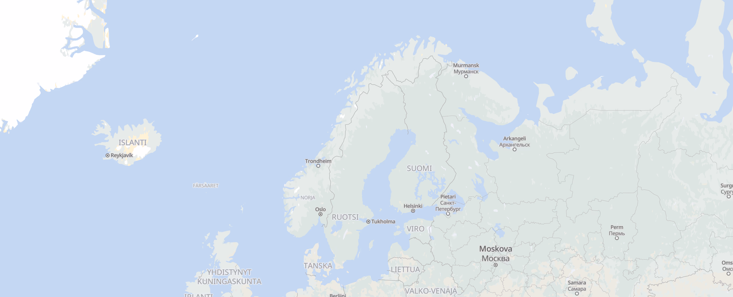 Norja cities map