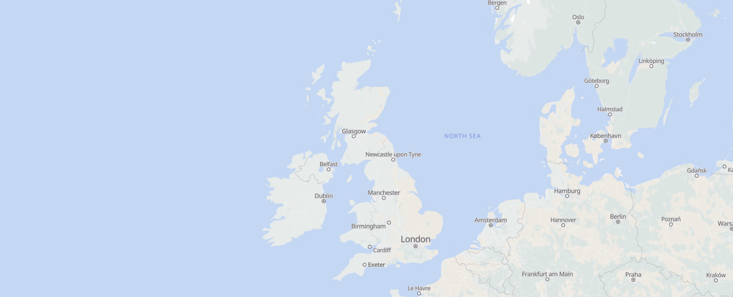 イギリス cities map