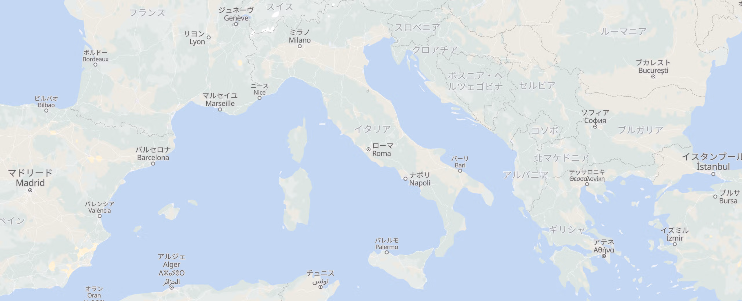 イタリア cities map