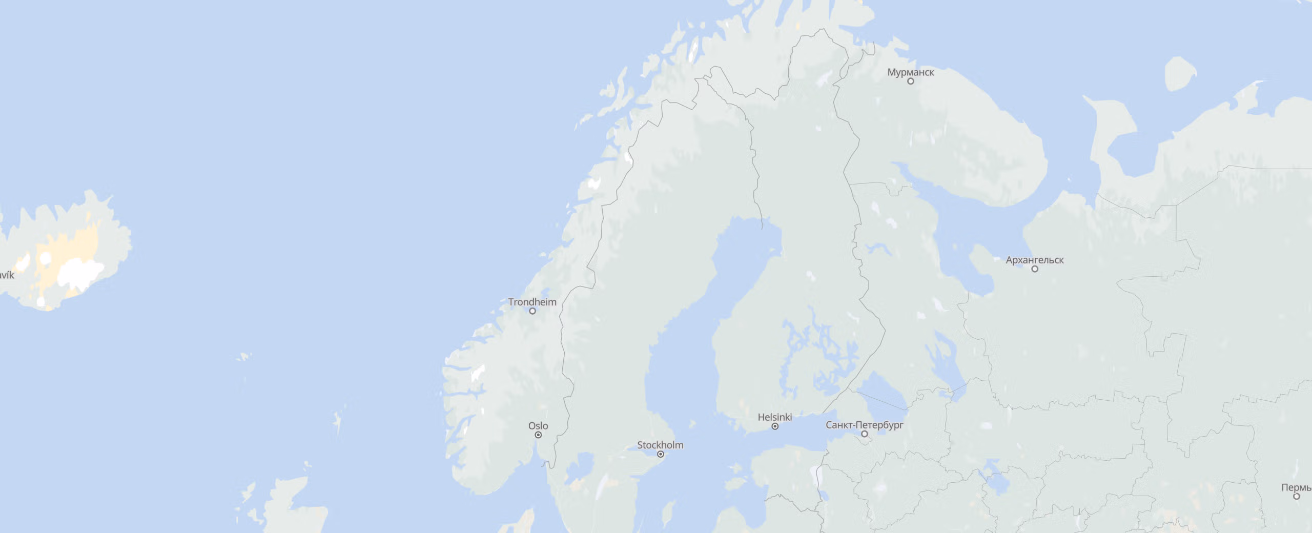 ノルウェー cities map