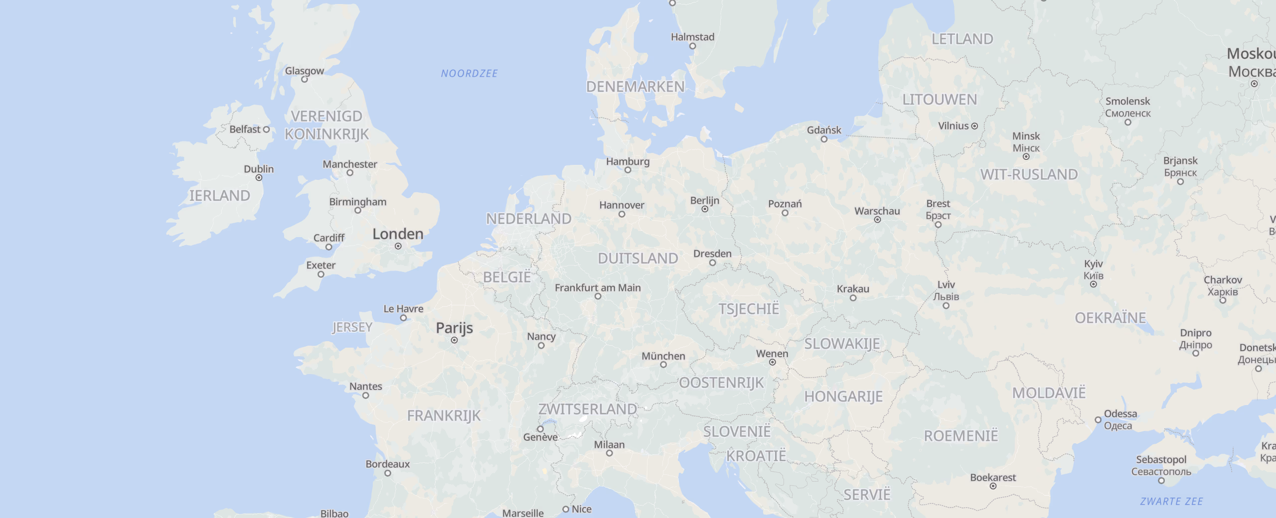 Duitsland cities map