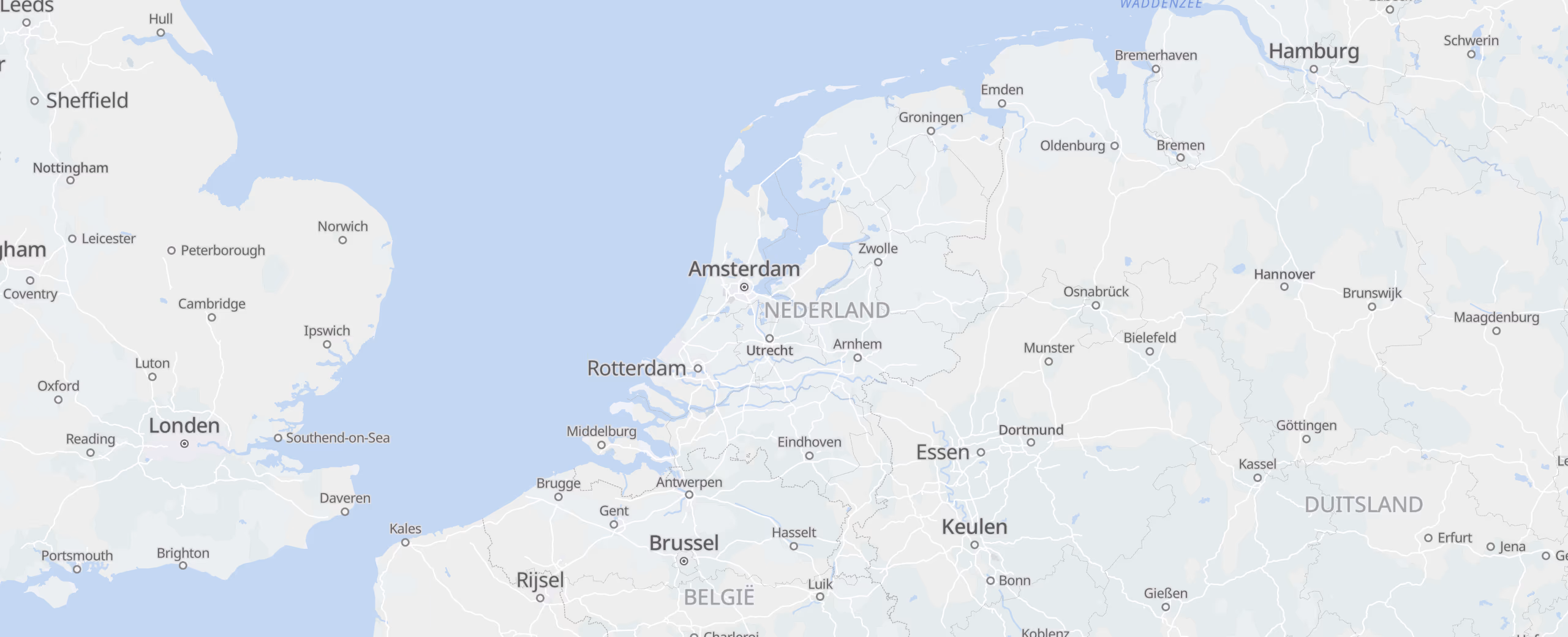 Nederland cities map