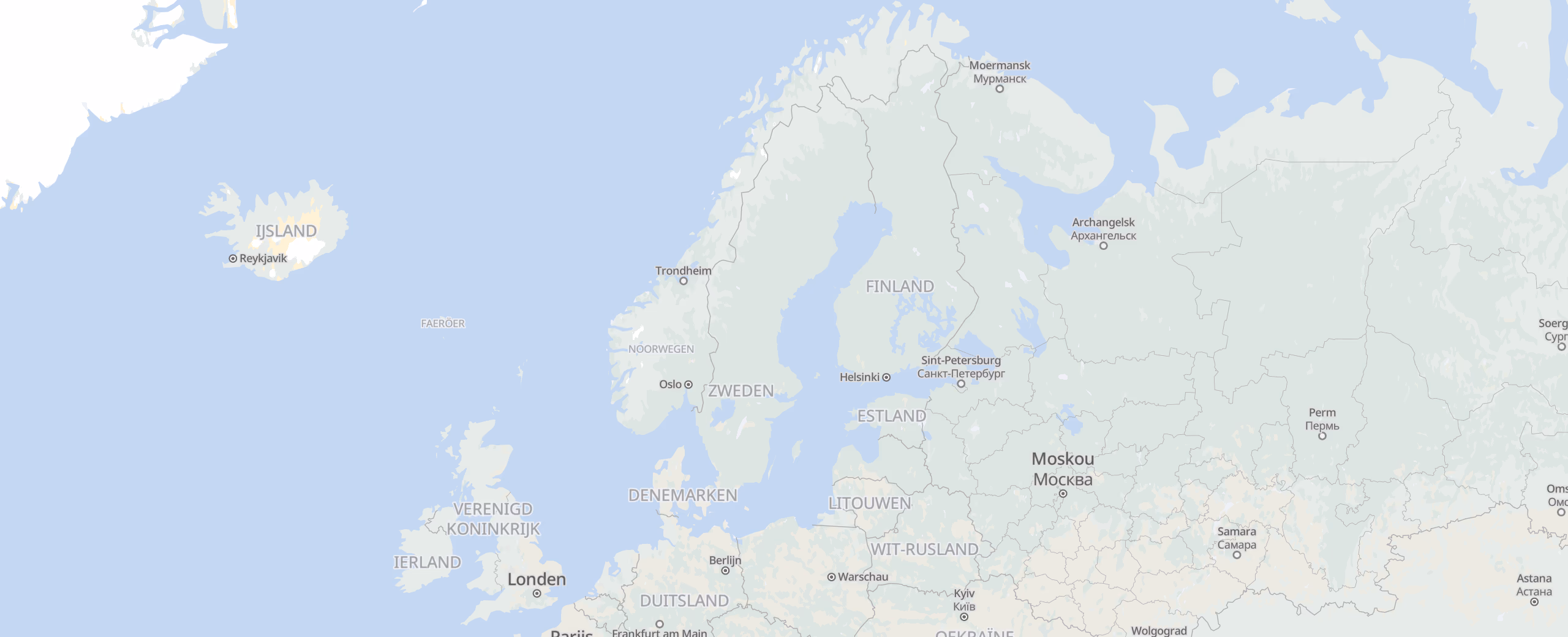 Zweden cities map