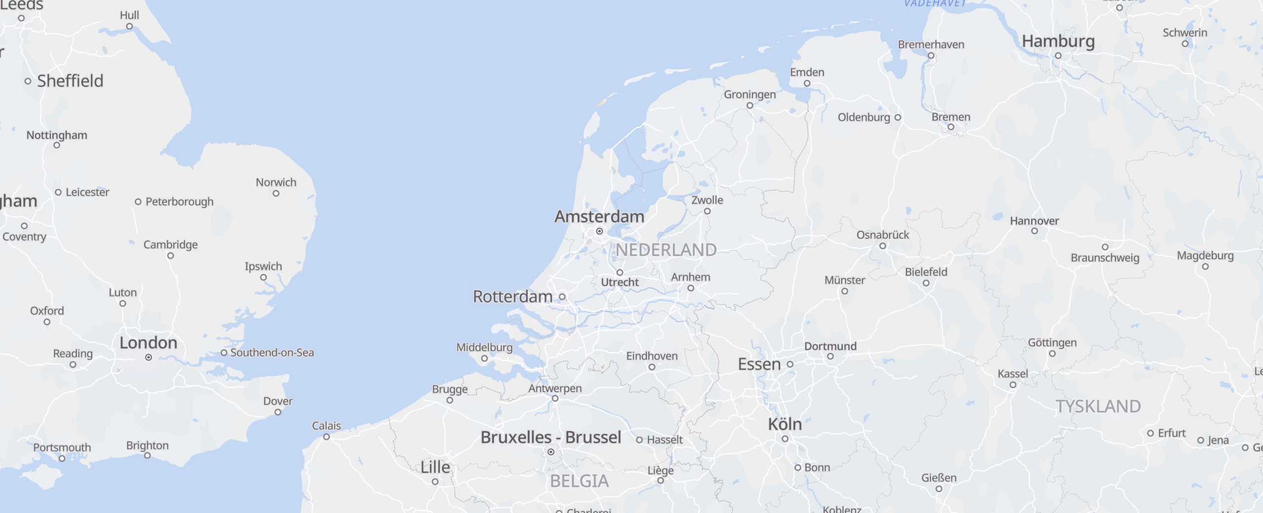 Nederland cities map