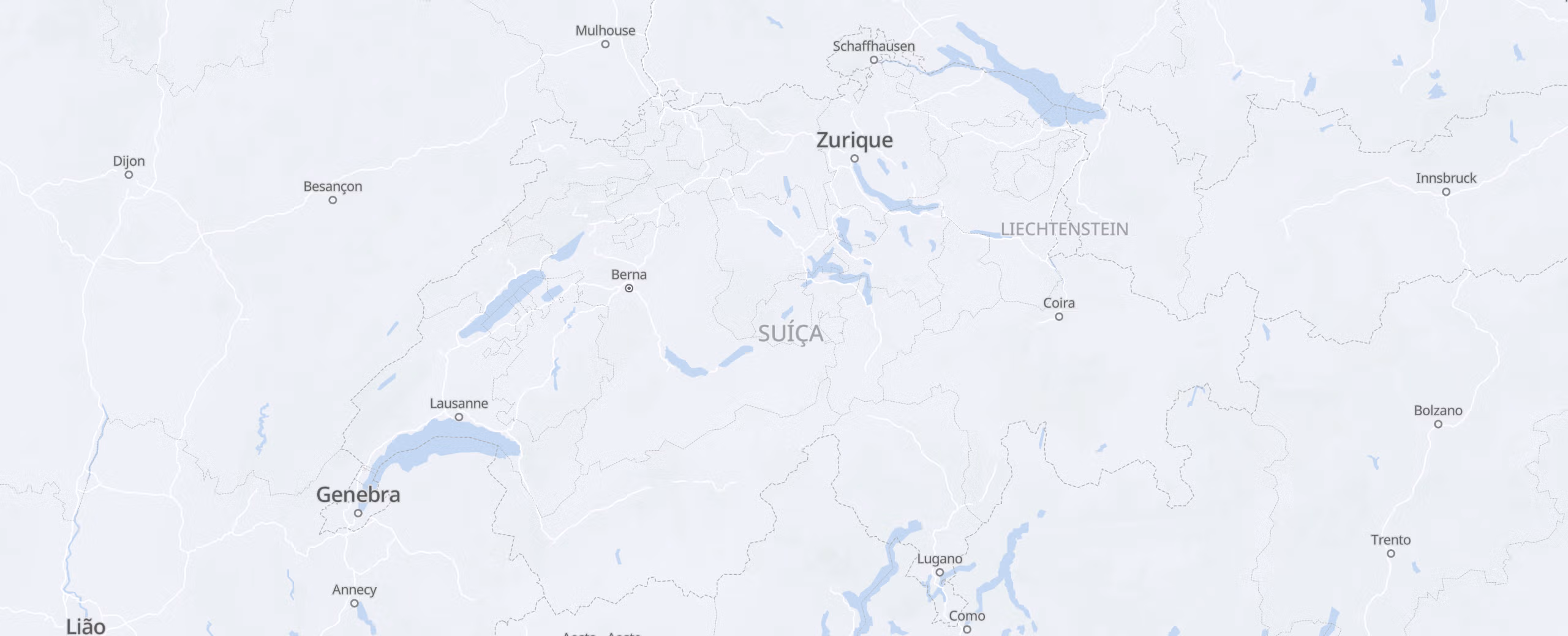 Suíça cities map