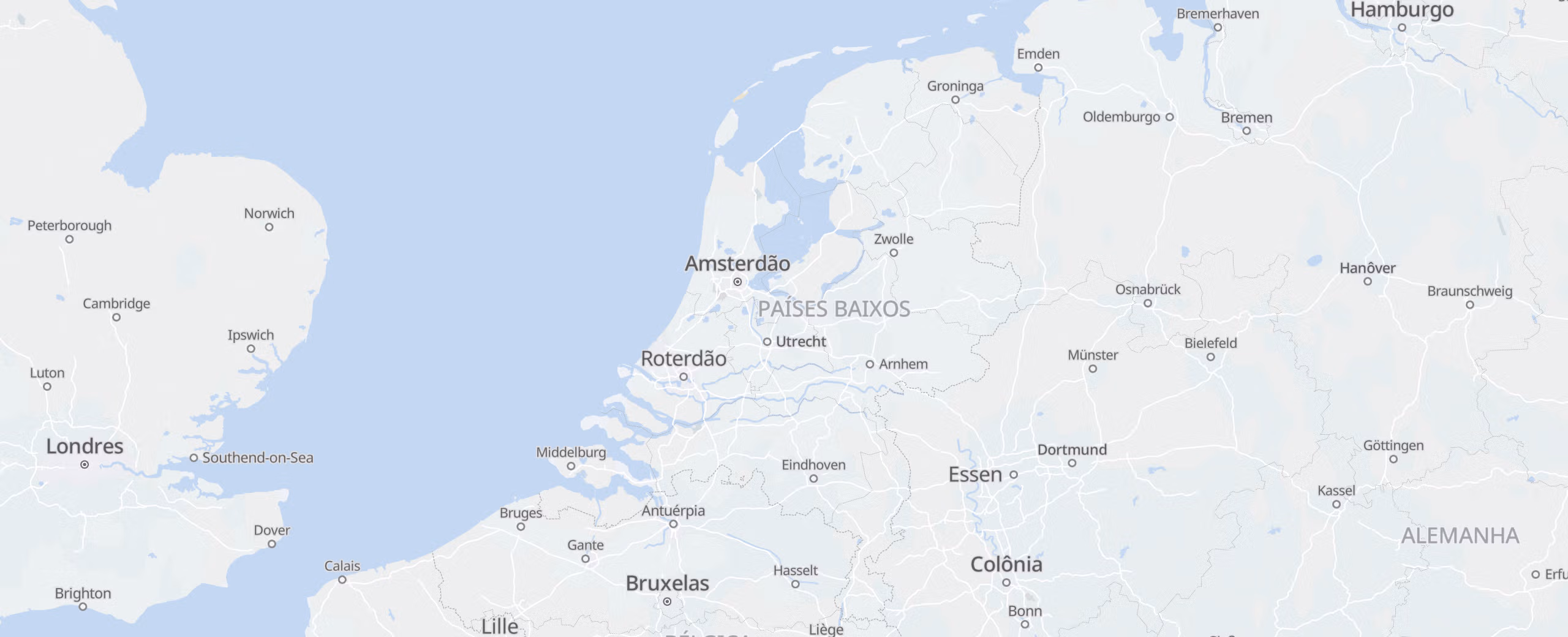 Países Baixos cities map