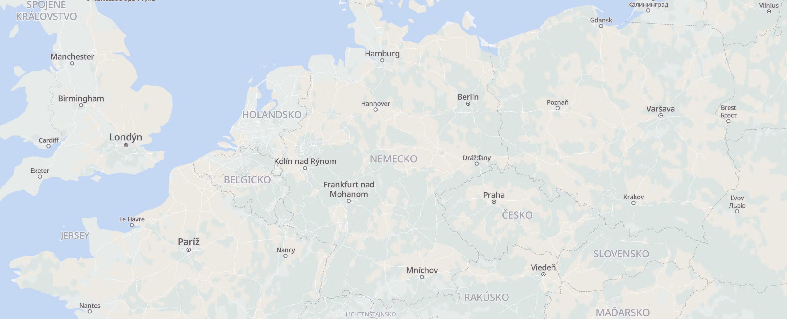 Nemecko cities map