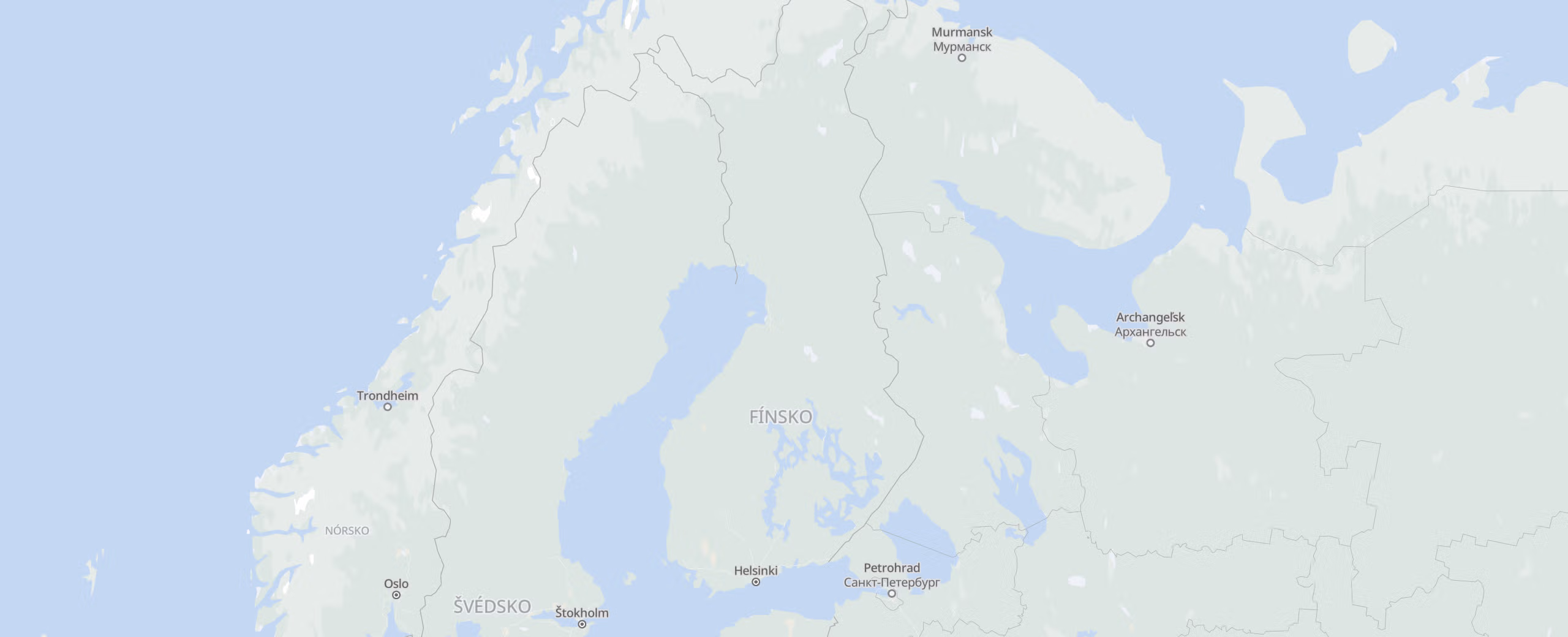 Fínsko cities map