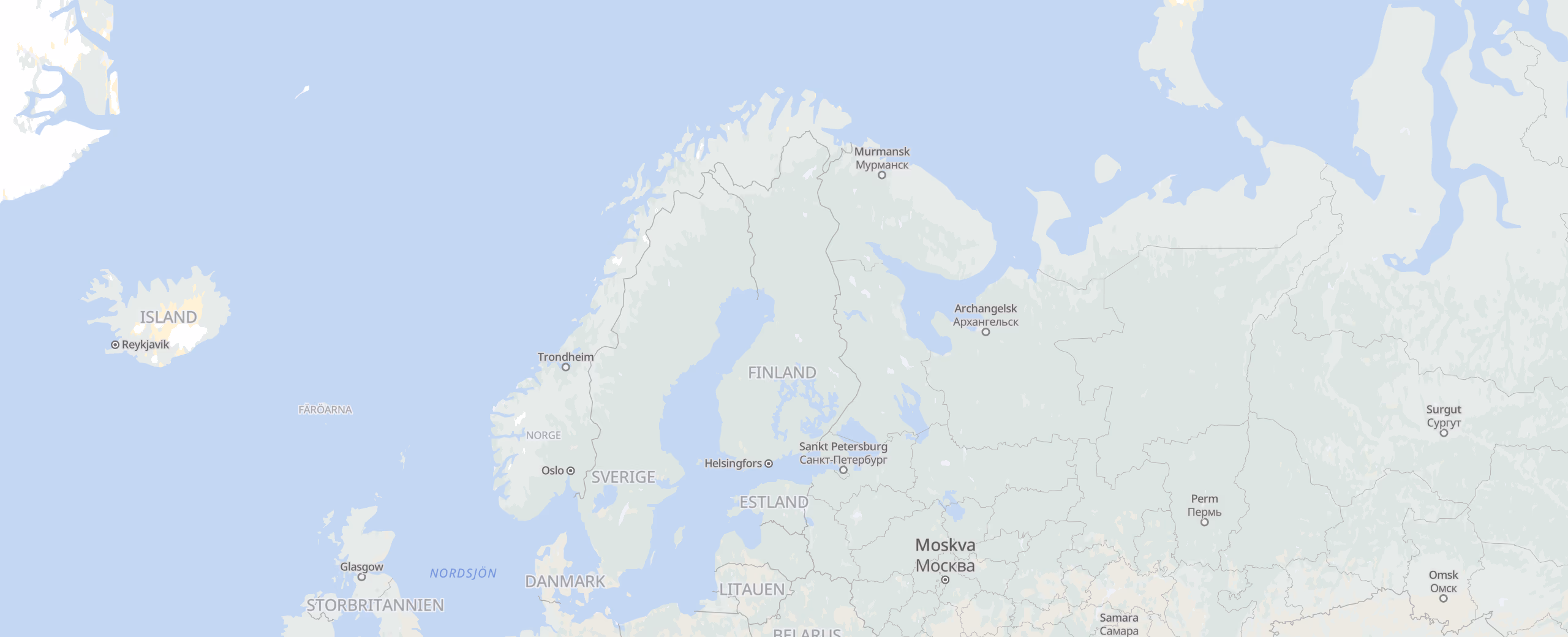 Finland cities map
