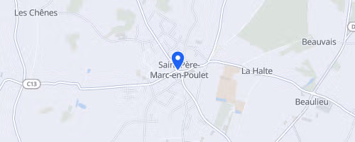 La route du fort CMB - Saint-Père-Marc-en-Poulet