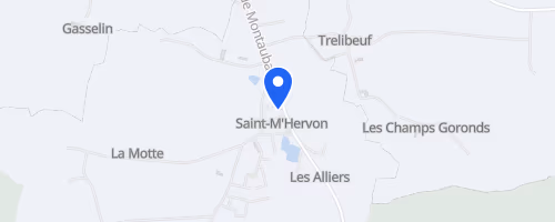 Saint m'Hervon by night - Montauban-de-Bretagne