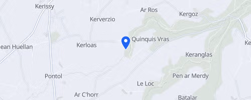 20 km de la côte de Granit Rose - Caouënnec-Lanvézéac